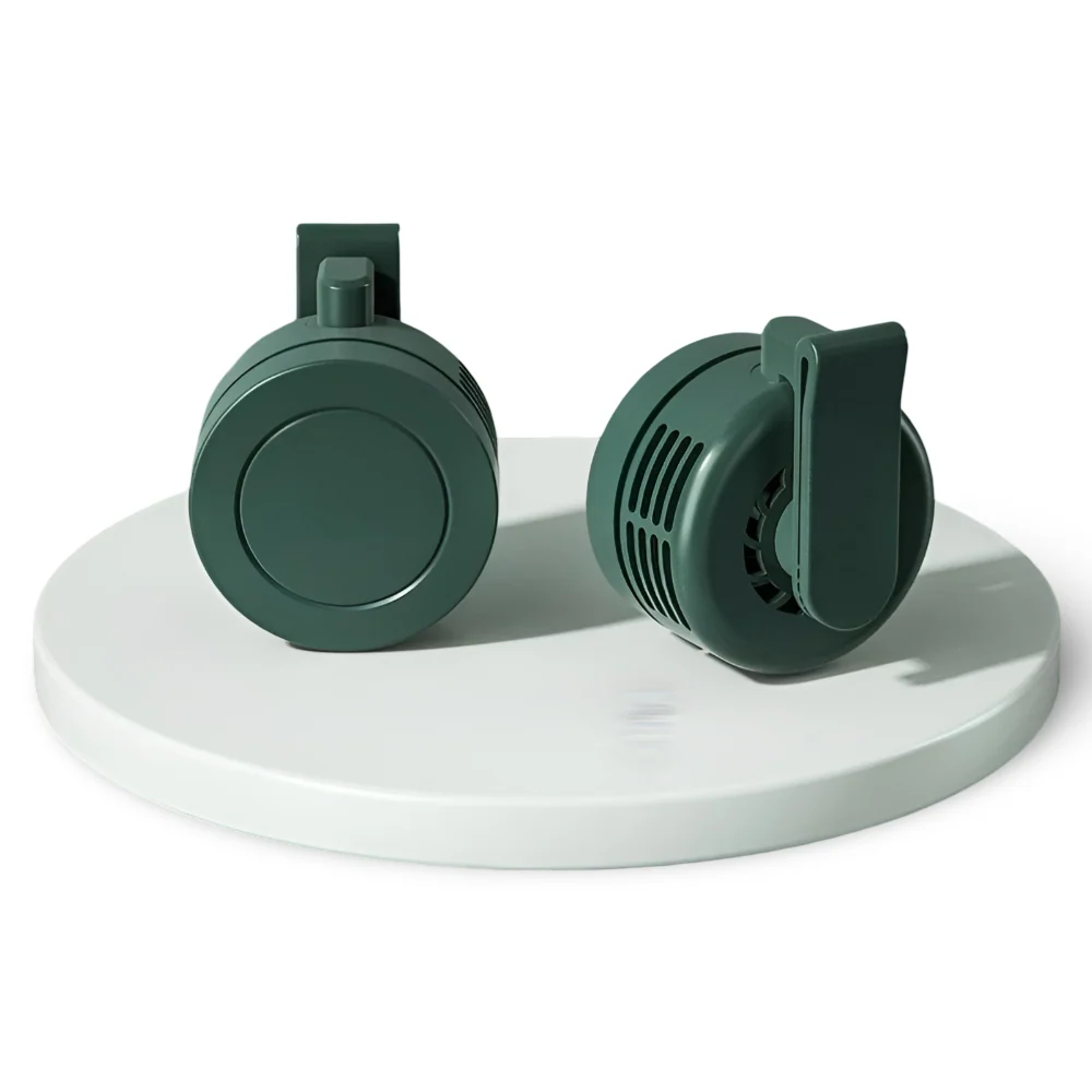 Portable Neck Fan Clip-On Fan Mini Rechargeable Hands-Free - Image 2